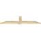 Ekena Millwork Eugene Rough Sawn Timber Gable Bracket, Douglas Fir, 60"W x 15"H x 2"D x 4"F, 6/12 Pitch GBW060X15X0204EUG00RDF - alternate 5
